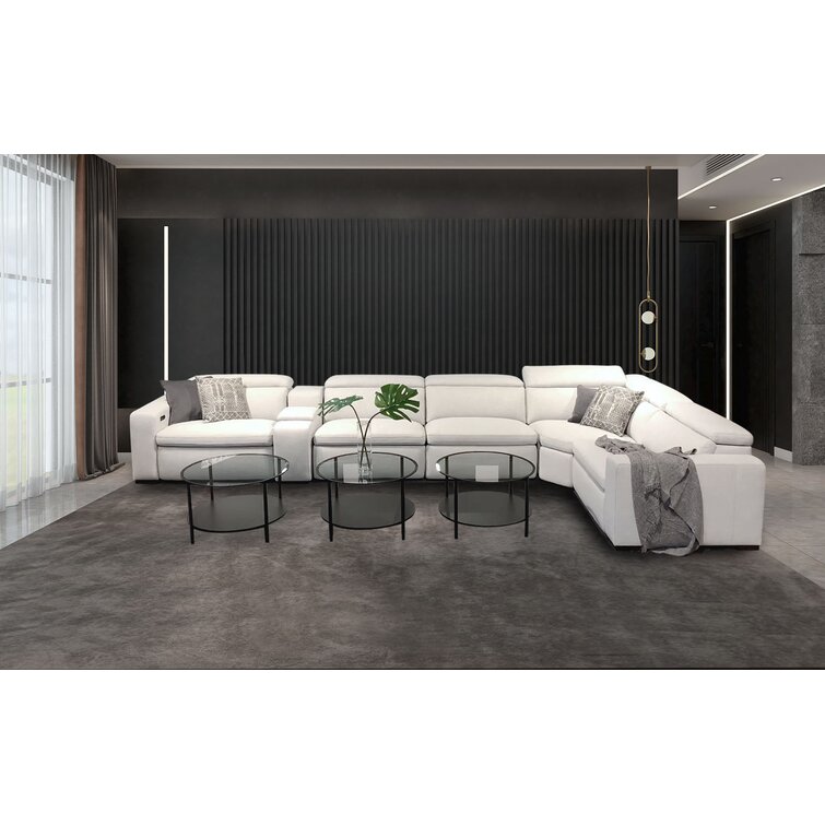 Wayfair sectional with deals recliner